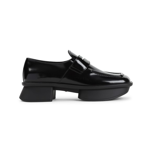 Prada Equal Black Calf Leather Loafers - NWT - Picture 1 of 4